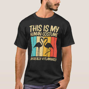 Camiseta Flamenco Lindo Para Hombres Mujeres Pájaro Flamenc