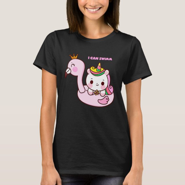 Camiseta flamenco nada caballo lindo (Anverso)