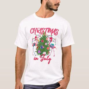 Camiseta Flamenco Navidad Tropical