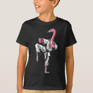Camiseta Flamenco Pájaro Karate Kickboxing Kung Fu Ninja Ma