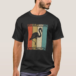 Camiseta Flamenco Para Niños Hombres Mujeres Animal Vintage