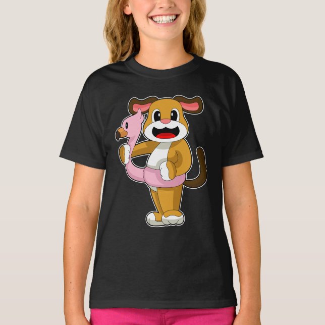 Camiseta Flamenco Perro (Anverso)