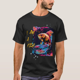 Camiseta Flamenco Pescador Caña de pescar Pez