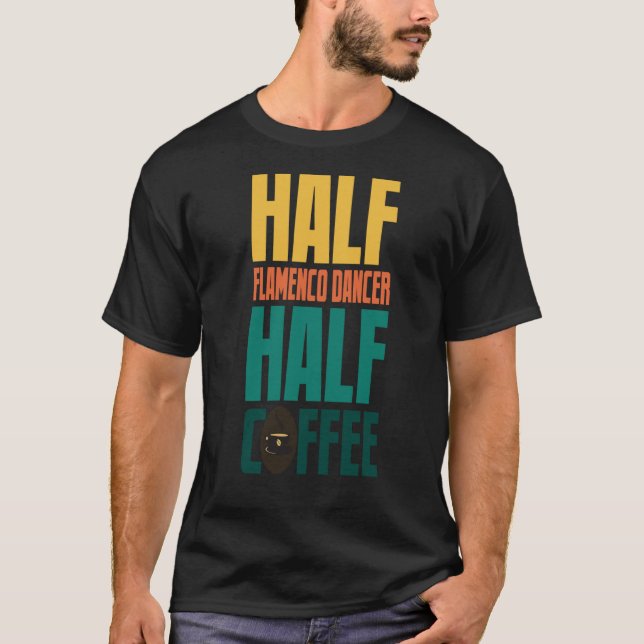 Camiseta Flamenco Por Café (Anverso)