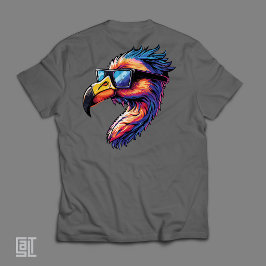 Camiseta Flamenco Retro con Gafas de Sol Vibraciones Clásic