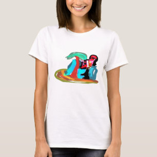 Camiseta Flamenco rosa de verano