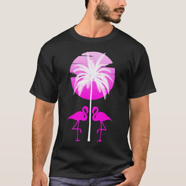 Camiseta Flamenco Rosa Natural (Anverso)