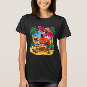 Camiseta Flamenco Rosa Vibraciones de Verano Playa Palma Ve