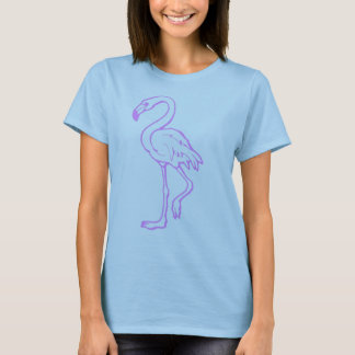 Camiseta flamenco rosado