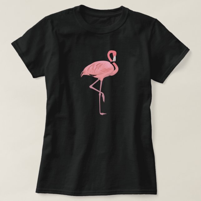 Camiseta Flamenco rosado (Diseño del anverso)