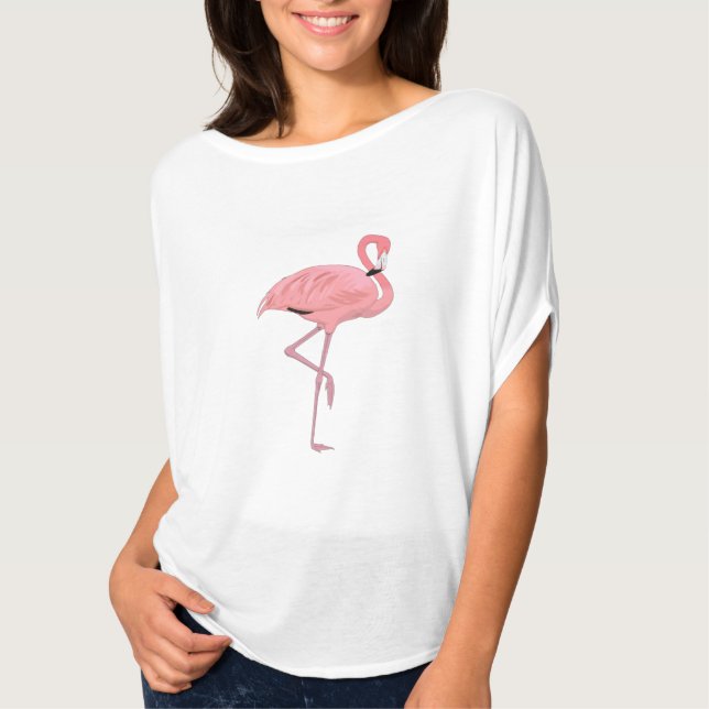 Camiseta Flamenco rosado (Anverso)