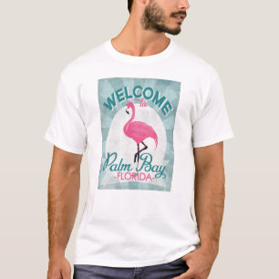 Camiseta Flamenco rosado de la Florida de la bahía de la