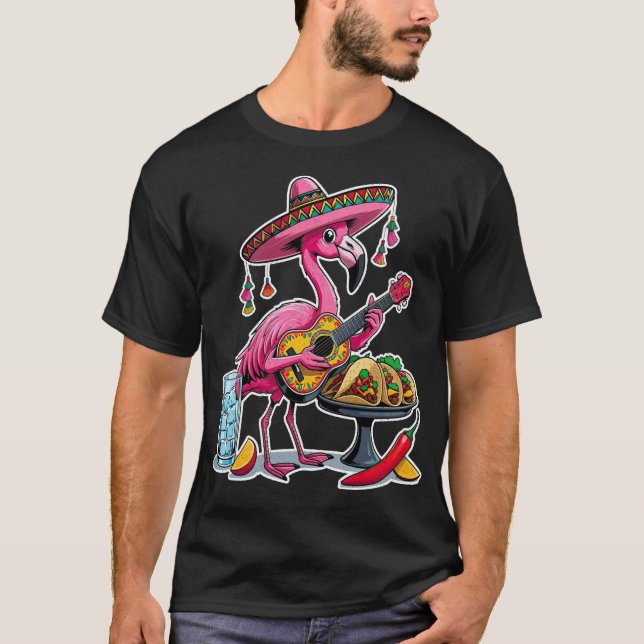 CAMISETA FLAMENCO TACO (Anverso)