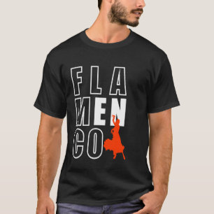 Camiseta Flamenco Vibe bailarina apasionada bailando baile
