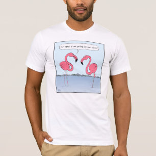 Camiseta Flamencos de dibujos animados