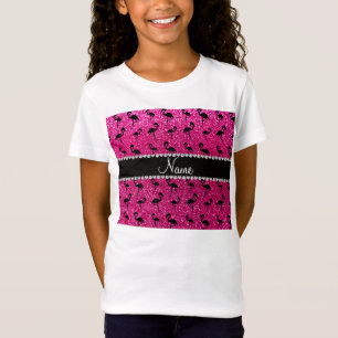 Camiseta Flamencos de neón conocidos personalizados del