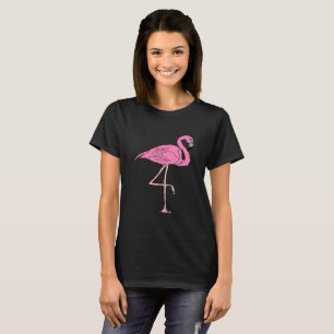 Camiseta Flamencos rosados de pie 3