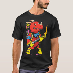 Camiseta Flametrower del lanzador de llama Hot Burns 3