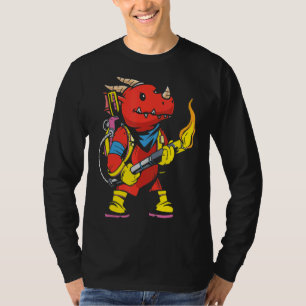 Camiseta Flametrower del lanzador de llama Hot Burns 3