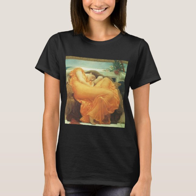 Camiseta Flaming June de Lord Frederic Leighton (Anverso)