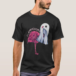 Camiseta Flaminghost Flamingo Flamingo Pink Halloween