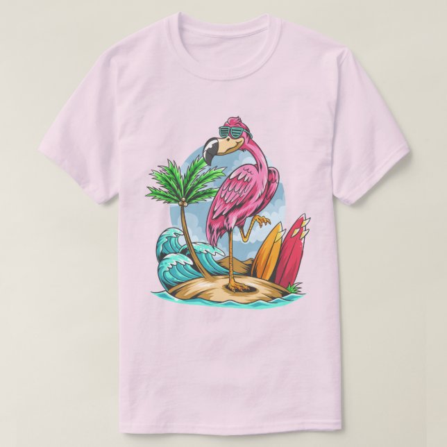 Camiseta Flamingo (Diseño del anverso)