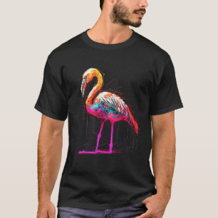 Camiseta Flamingo animal de arte de flamingo 12