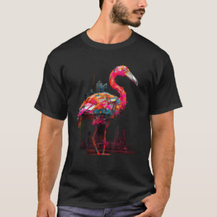 Camiseta Flamingo animal de arte de flamingo 17