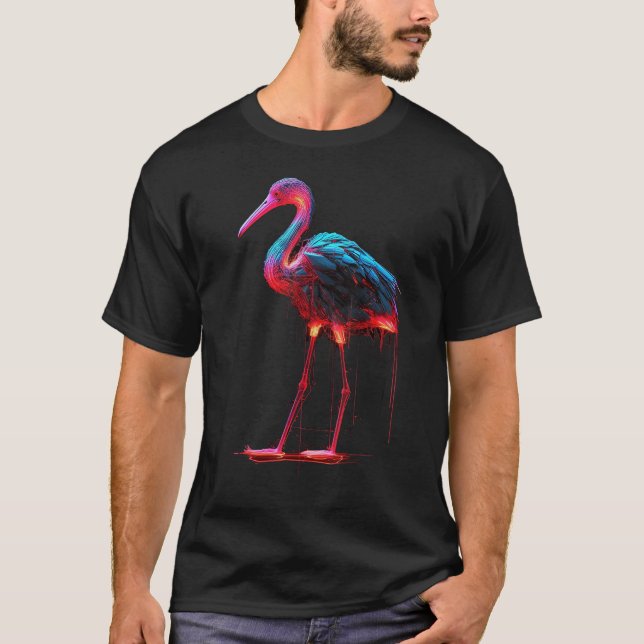 Camiseta Flamingo animal de arte flamingo 2 (Anverso)