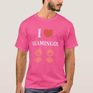 Camiseta Flamingo Animales lindo minimalista simple me enca