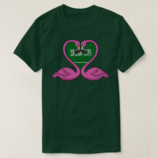 Camiseta Flamingo Arabia Saudita (Diseño del anverso)