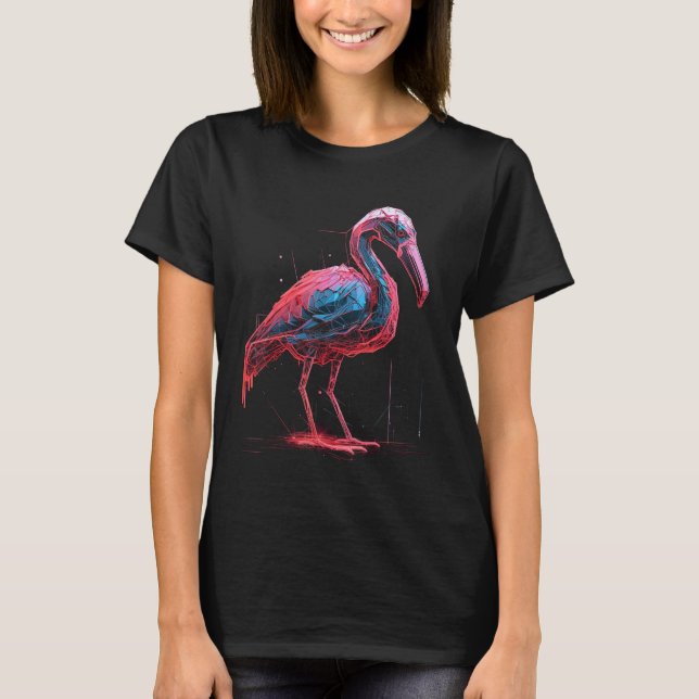 Camiseta Flamingo artwork  animal  animal flamingo 20 (Anverso)
