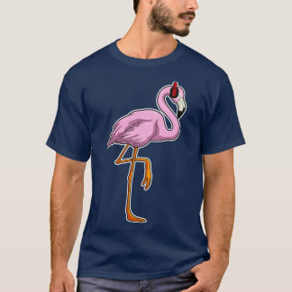 Camiseta Flamingo Auricular Música