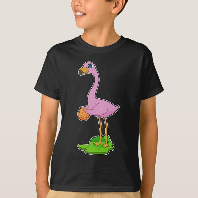 Camiseta Flamingo Baloncesto (Anverso)