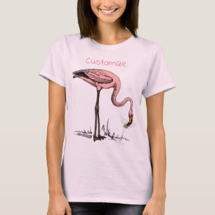 Camiseta Flamingo Beber Martini Thunder_Cove