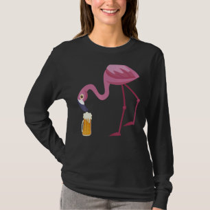 Camiseta Flamingo Beer Beer Summer Beer Gag