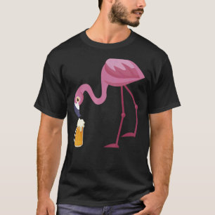 Camiseta Flamingo Beer Beer Summer Beer Gag