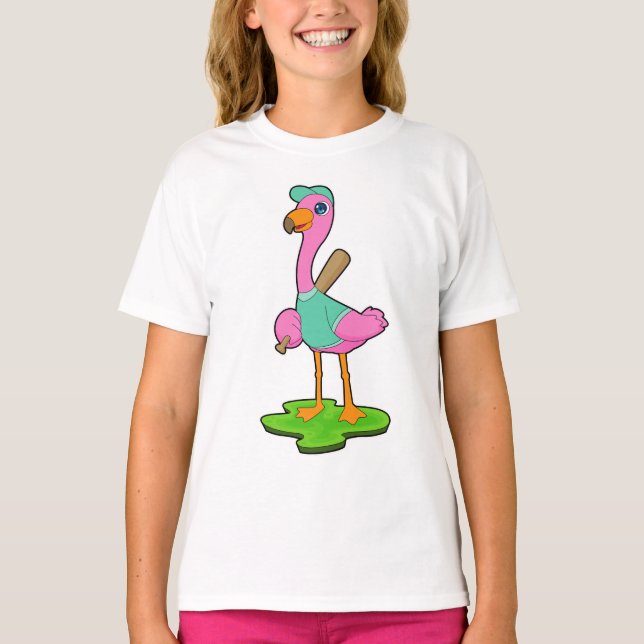 Camiseta Flamingo Béisbol (Anverso)