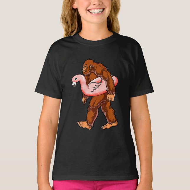 Camiseta Flamingo Bigfoot (Anverso)