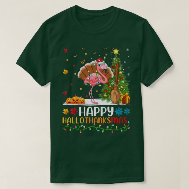 Camiseta Flamingo Bird Lover Funny Feliz Flamingo HelloThan (Diseño del anverso)