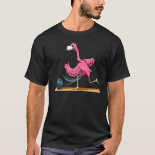Camiseta Flamingo Bowling Flamingo Jugando Bowling Flamingo