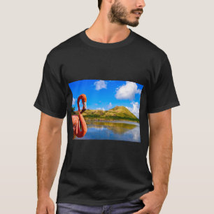 Camiseta Flamingo caribeño en St Kitts