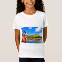 Flamingo caribeño en St Kitts T-Shirt