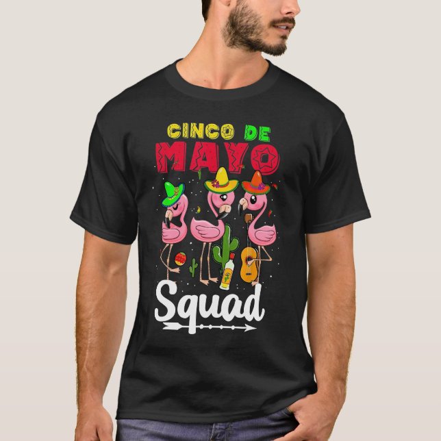 Camiseta Flamingo Cinco de Mayo (Anverso)