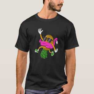 Camiseta Flamingo Columpio de Piña al Revés para Hombres Mu