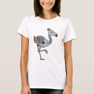 Camiseta Flamingo como Robot