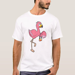 Camiseta Flamingo con cartera