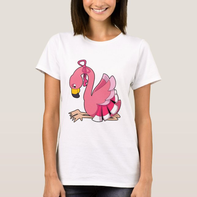 Camiseta Flamingo con cinta (Anverso)