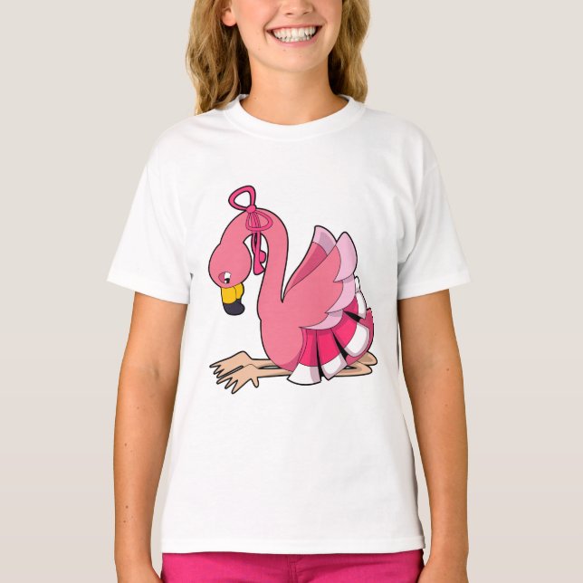 Camiseta Flamingo con cinta (Anverso)