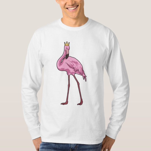Camiseta Flamingo con corona (Anverso)